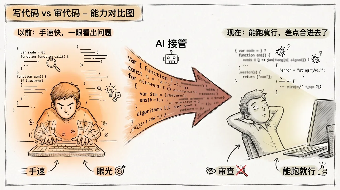 代码衰化：从手速到眼光的转变