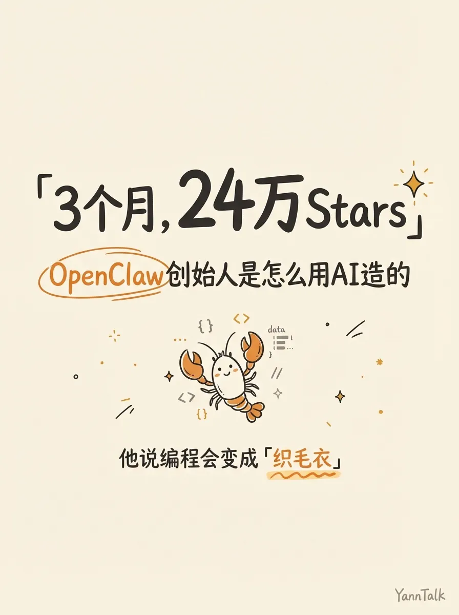 3个月24万Stars，OpenClaw创始人的AI编程方法论