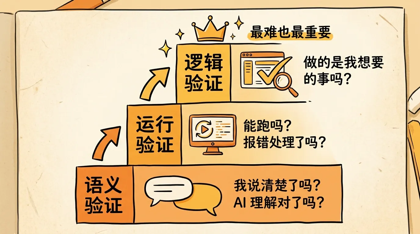 AI Coding 验证三层结构