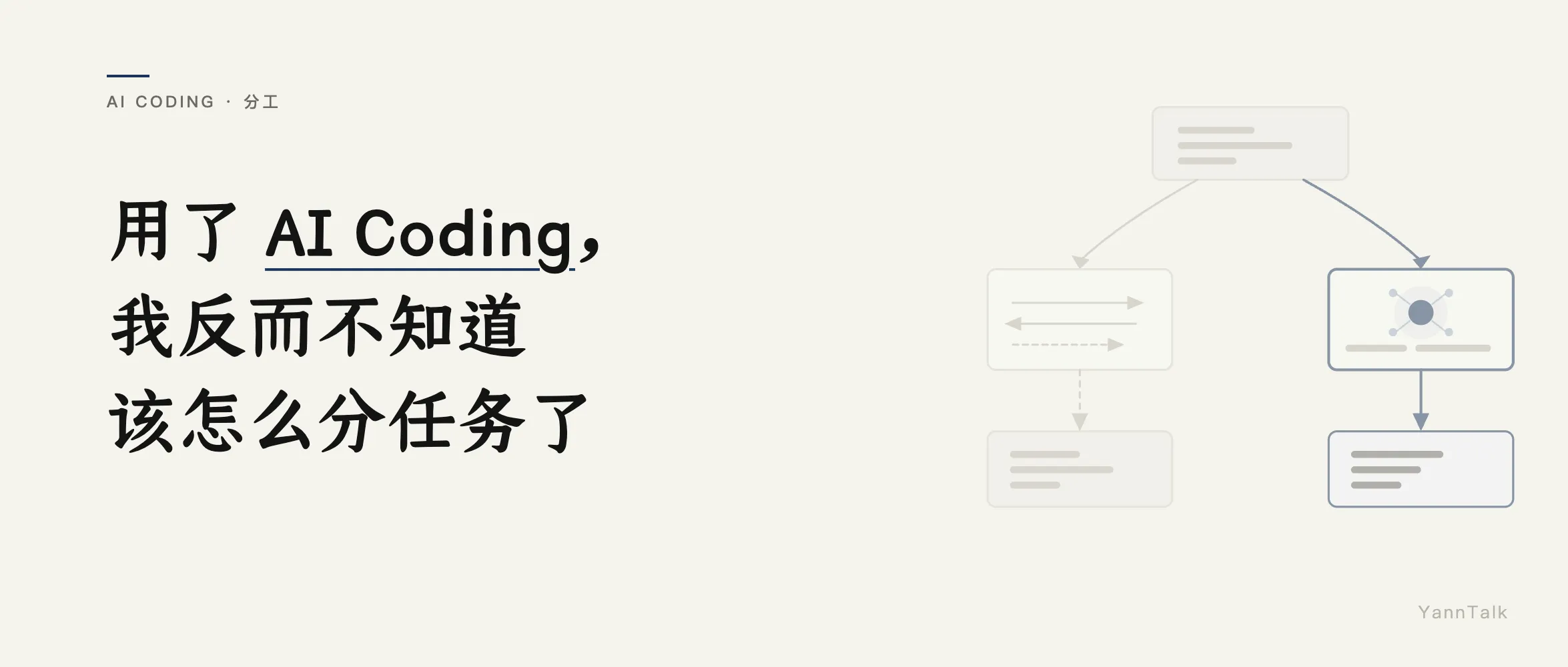 用了 AI Coding，我反而不知道该怎么分任务了