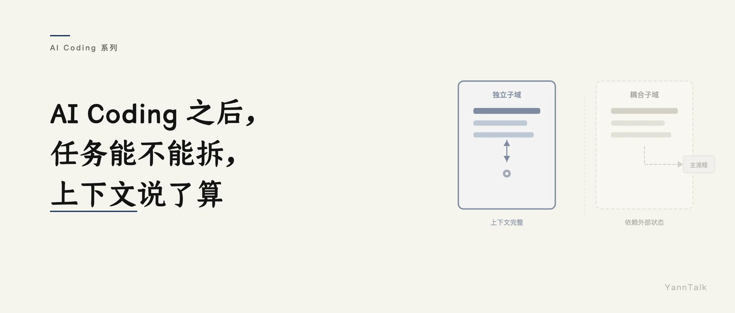 AI Coding 之后，任务能不能拆，上下文说了算